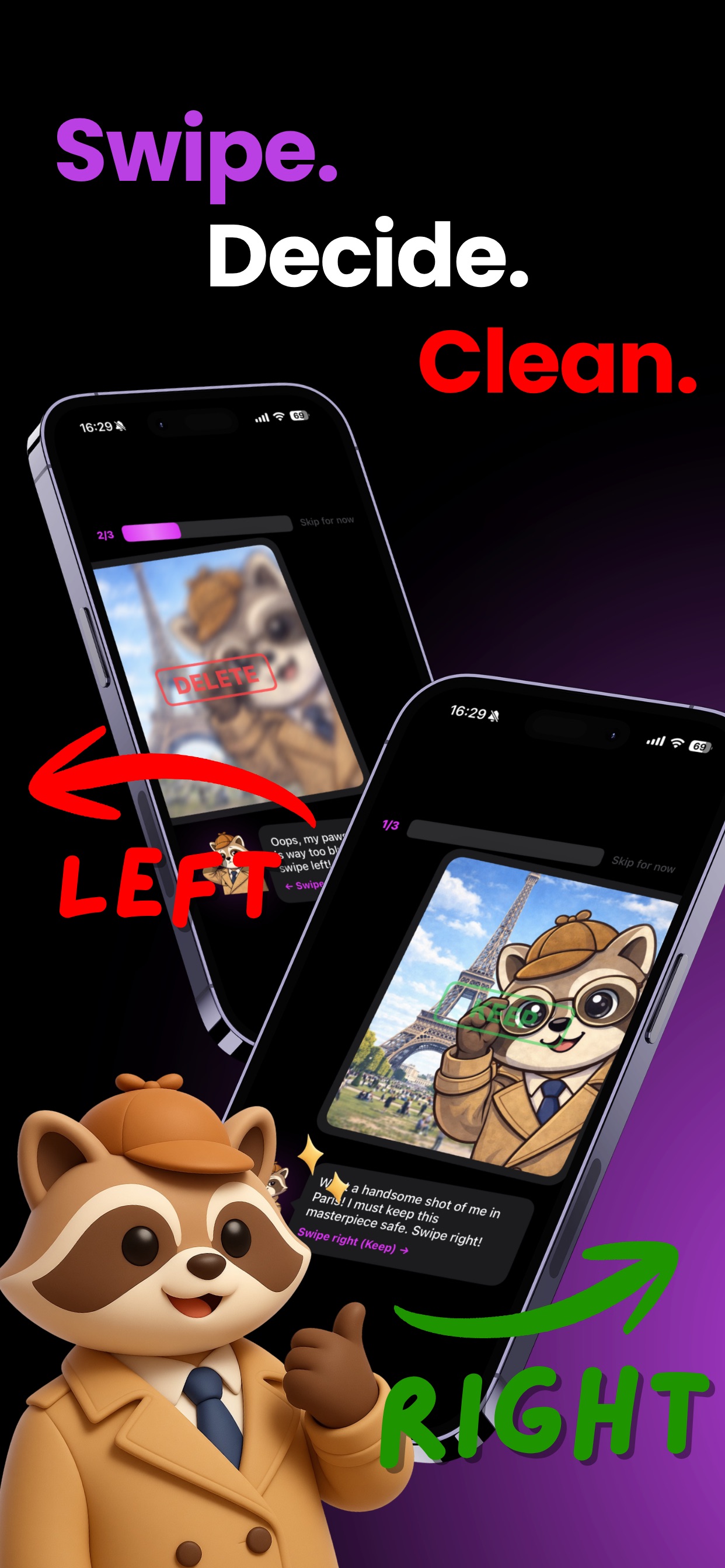 Solo.Swipe iPhone Screen 1